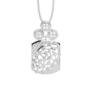 Triumph Round Diamond Office Wear Pendant